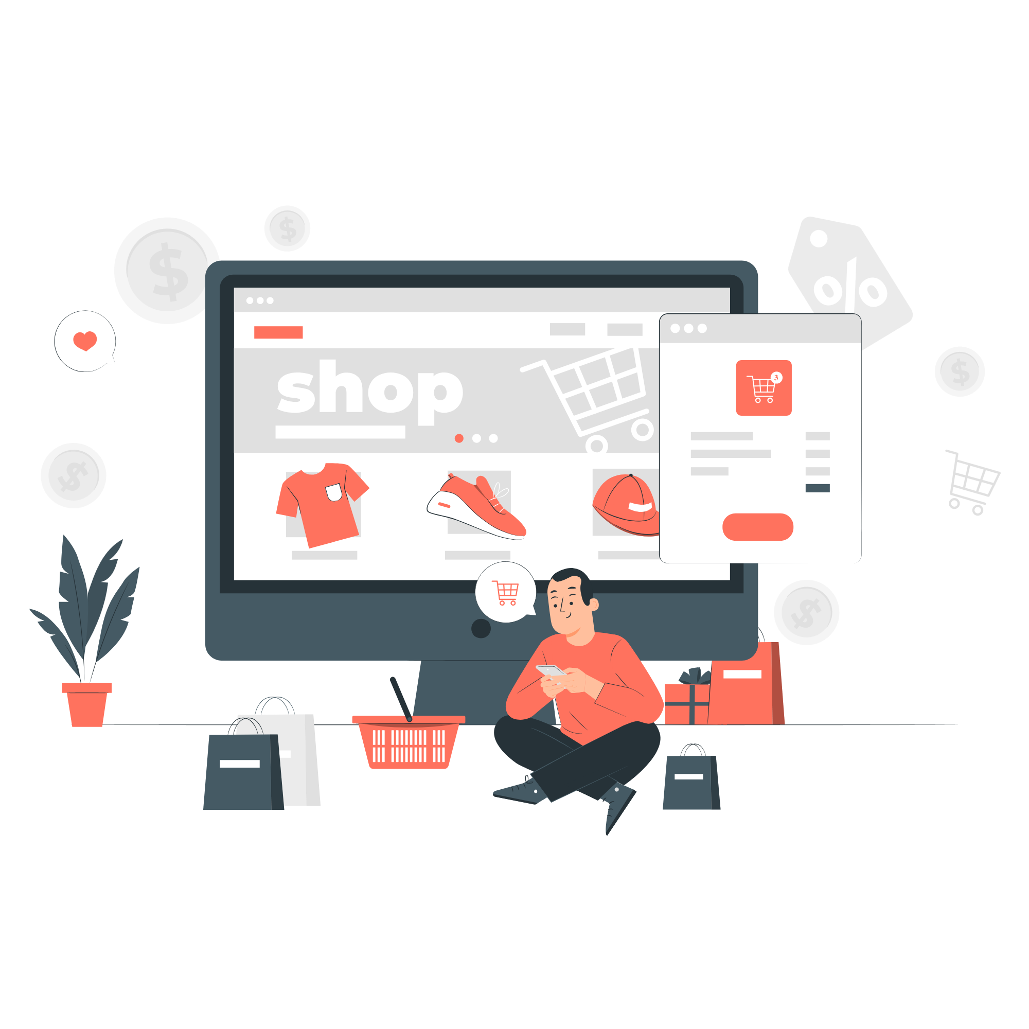 Kobieta która w kilka minut stworzy swój własny sklep Magento 2
